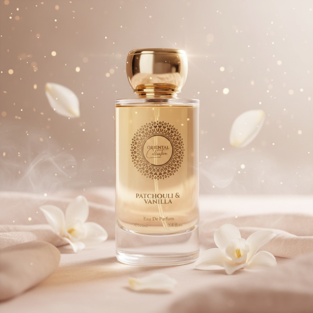 100 ml EDP PATCHOULI & VANILKA Dřevitá, elegantní, pudrová orientální dámská vůně 4 