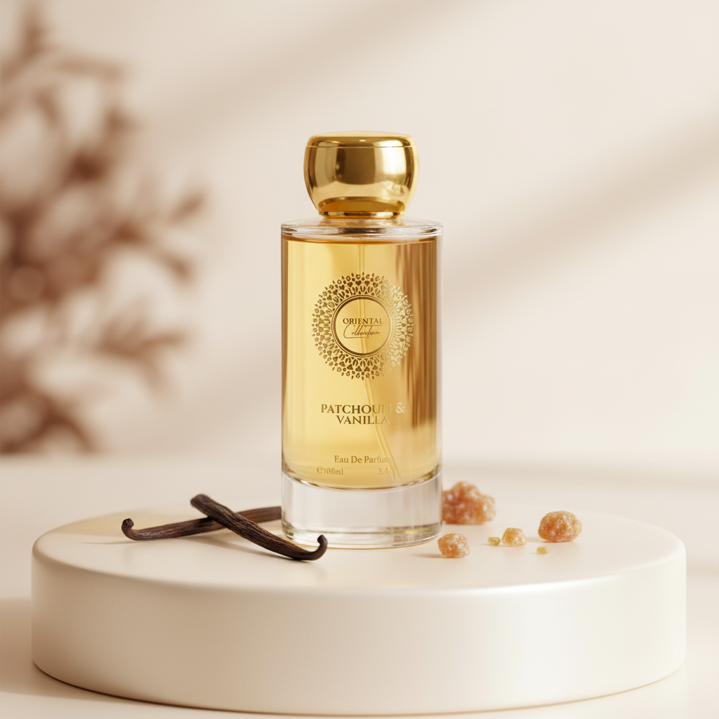 100 ml EDP PATCHOULI & VANILKA Dřevitá, elegantní, pudrová orientální dámská vůně 6 