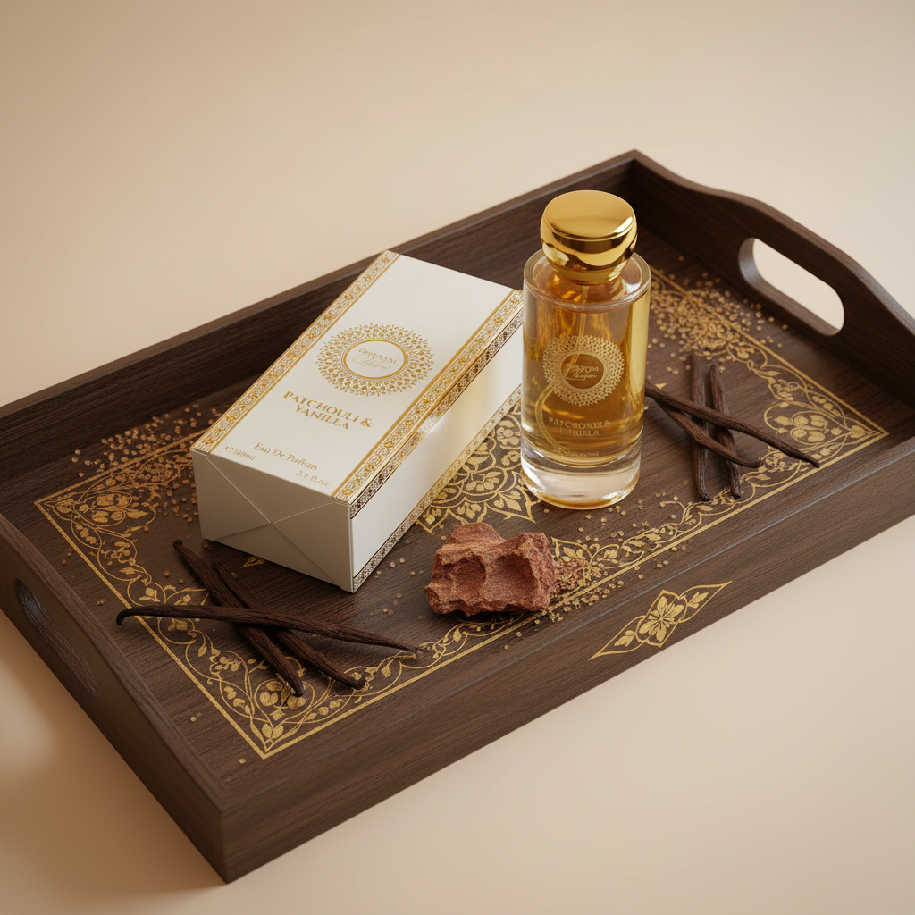 100 ml EDP PATCHOULI & VANILKA Dřevitá, elegantní, pudrová orientální dámská vůně