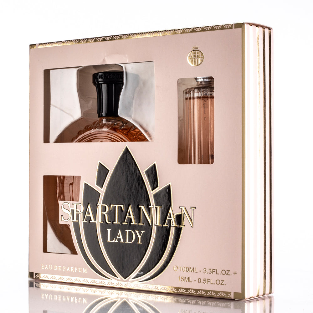 RealTime EDP 100ml + 15ml "Spartanian Lady" Orientálně - dřevitá 2 