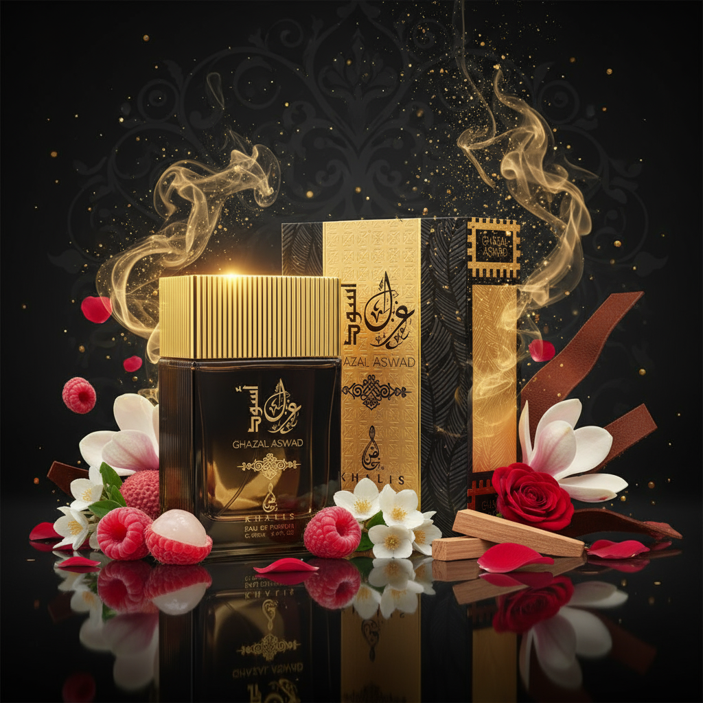 EDP 100ml "Ghazal Aswad" - květinově-ovocná vůně pro muže 5 
