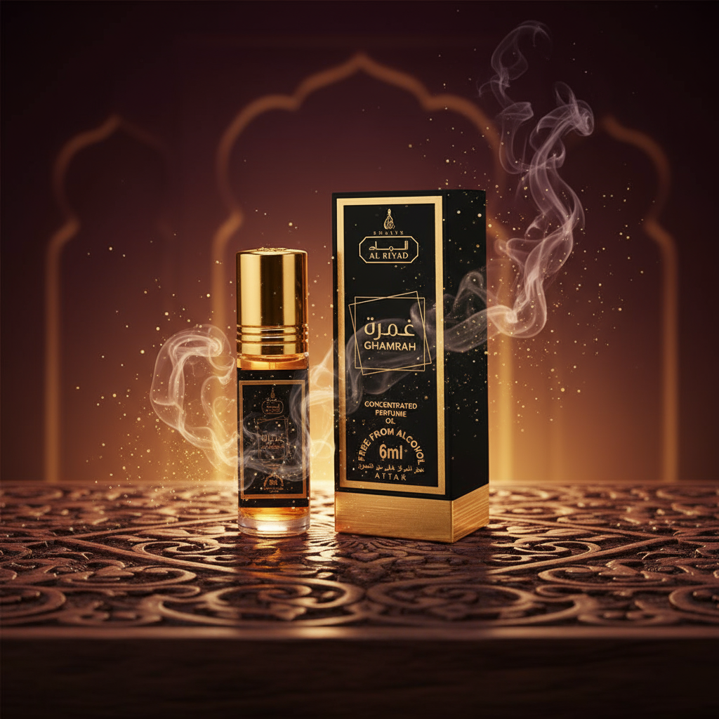 Parfémový olej 6ml "Ghamrah" – dřevito-orientální vůně unisex 1 