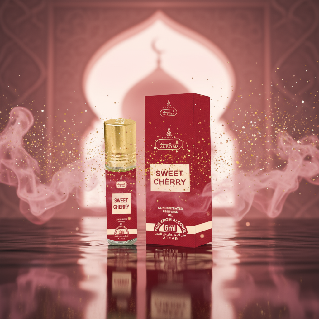 Parfémový olej 6ml "Sweet Cherry (Al Riyad)" - ovocno-květinová vůně unisex 4 