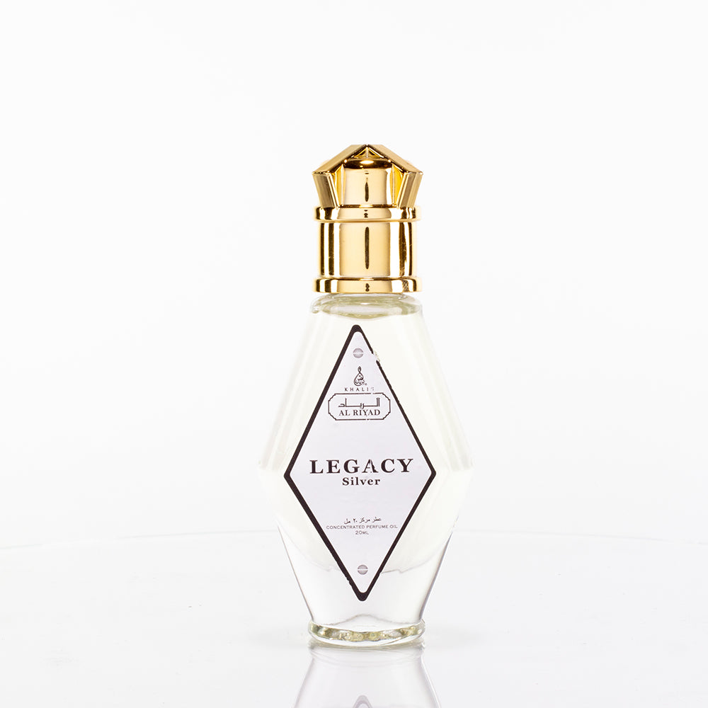 Parfémový olej 20ml "Legacy Silver" – dřevitá vůně unisex