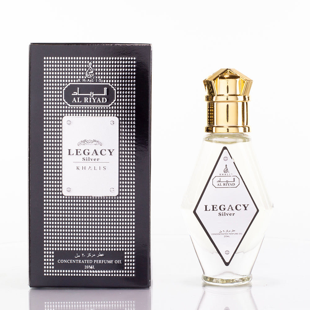 Parfémový olej 20ml "Legacy Silver" – dřevitá vůně unisex 4 