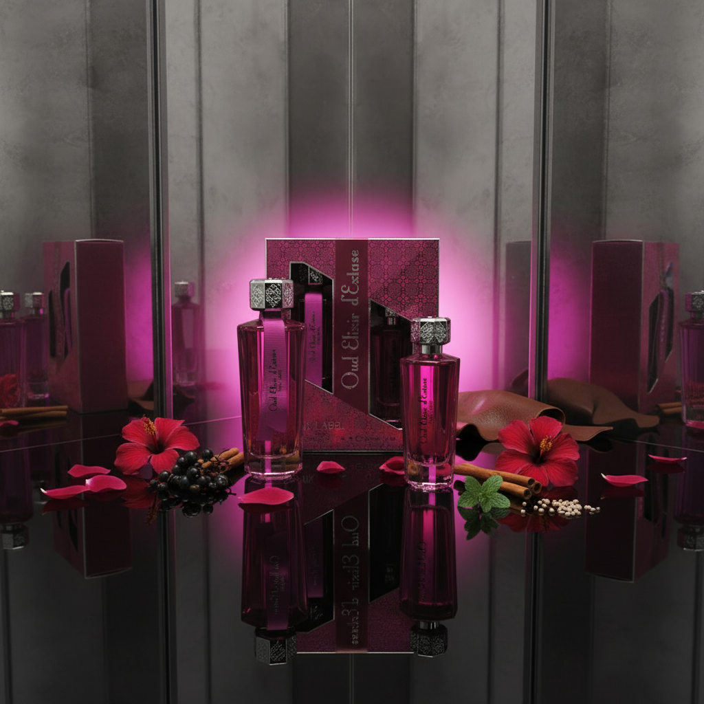 EDP 100ml + 30ml "Oud Elixir Pink" - květinově-orientální vůně 5 