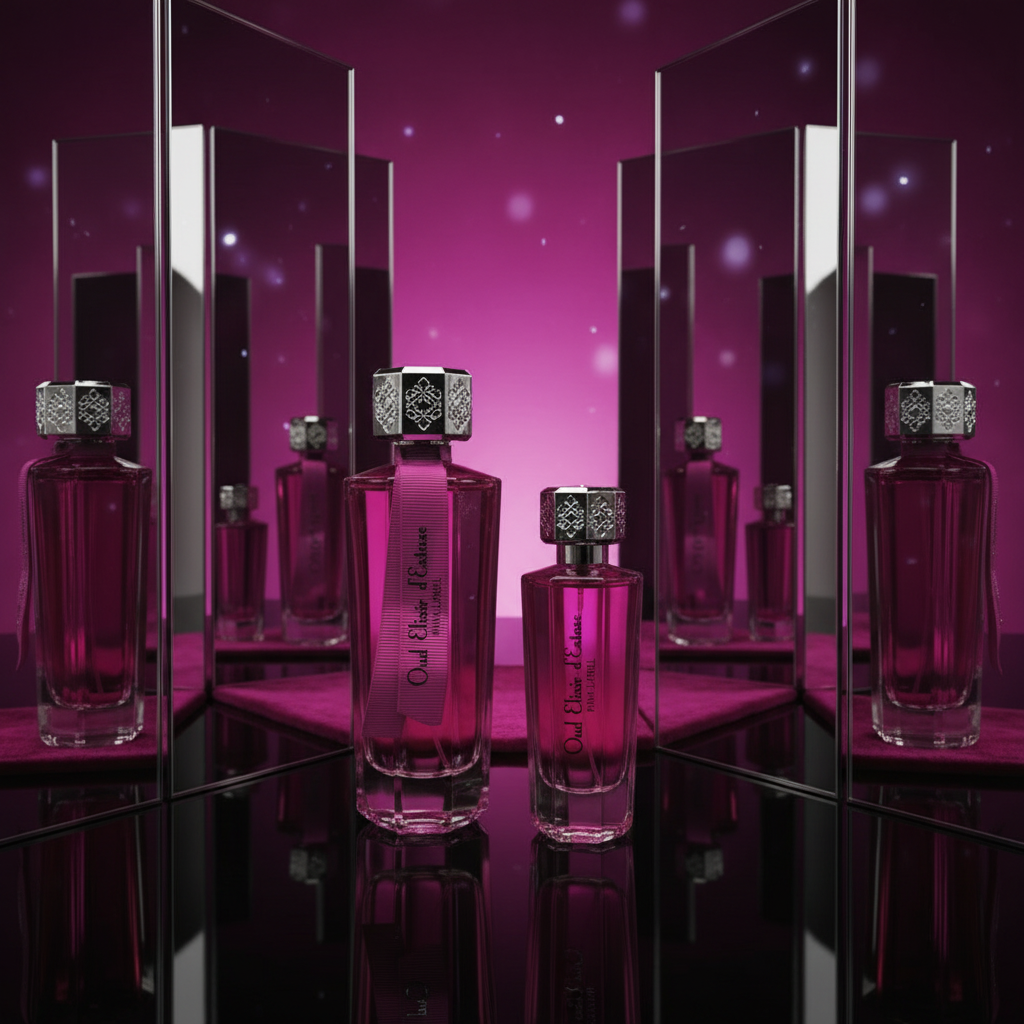 EDP 100ml + 30ml "Oud Elixir Pink" - květinově-orientální vůně 6 