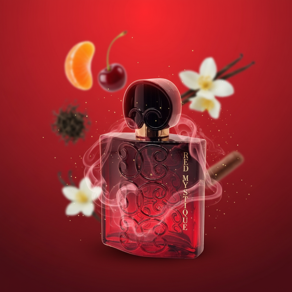 EDP 100ml "Black Intense Red Mystike" - květinovo-ovocná vůně 3 