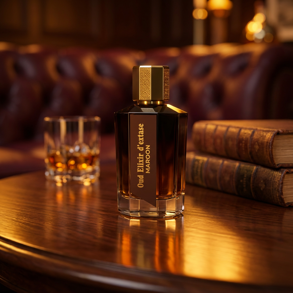 EDP 100ml "Oud Elixir D’extase Maroon" - orientálně-dřevitá vůně 3 
