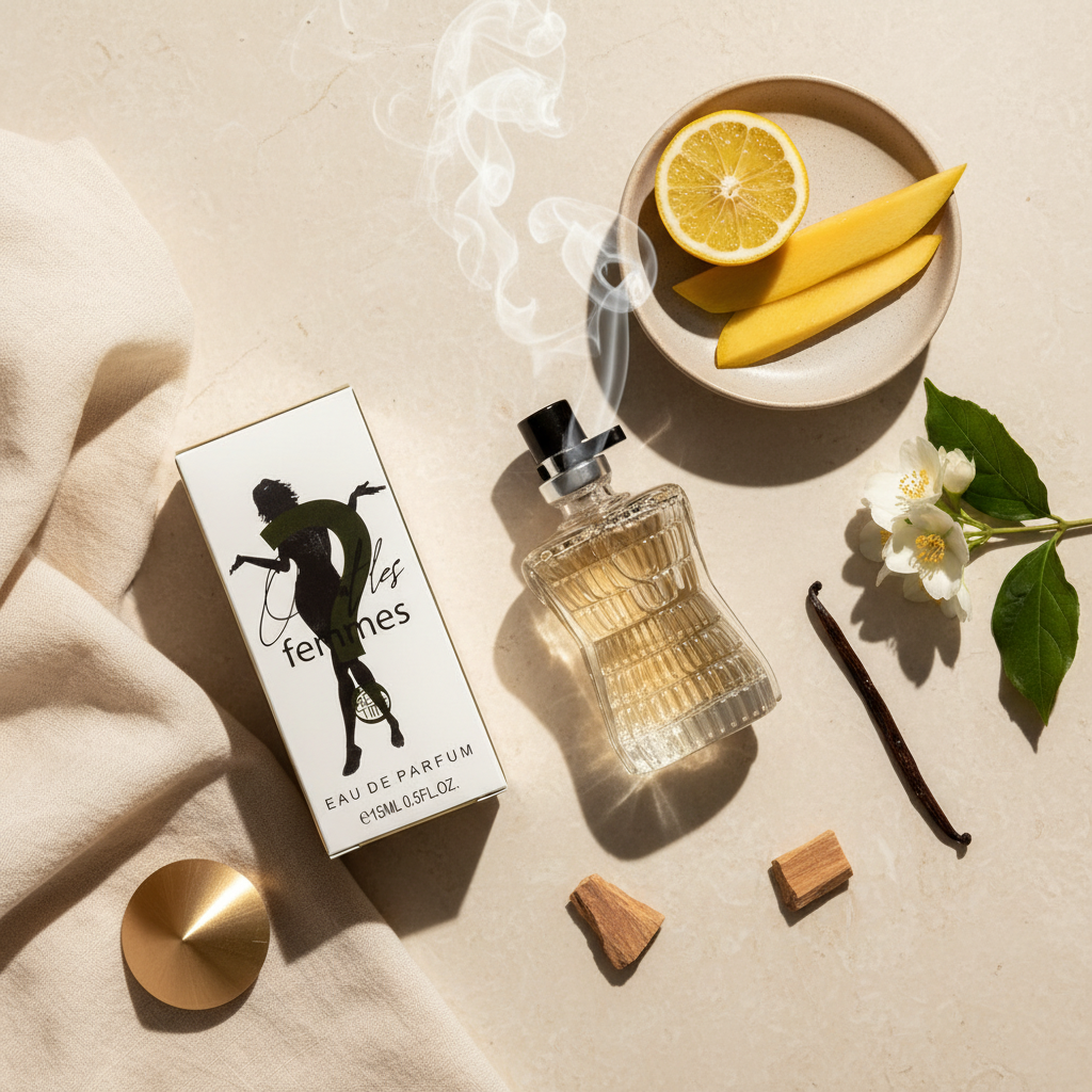 15ml EDP "OÙ SONT LES FEMMES" - květinová - dřevitá - pižmová vůně 8 