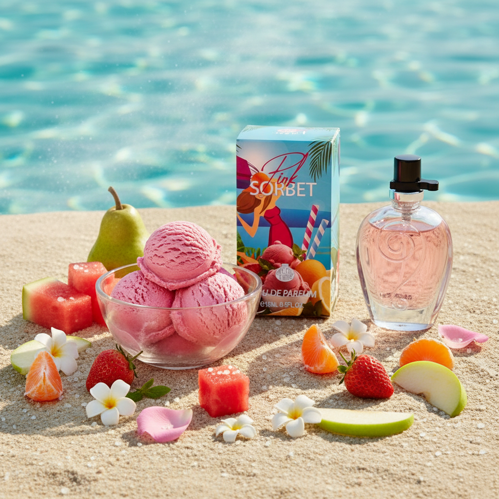 15 ml EDP "PINK SORBET" - ovocná - aromatická vůně