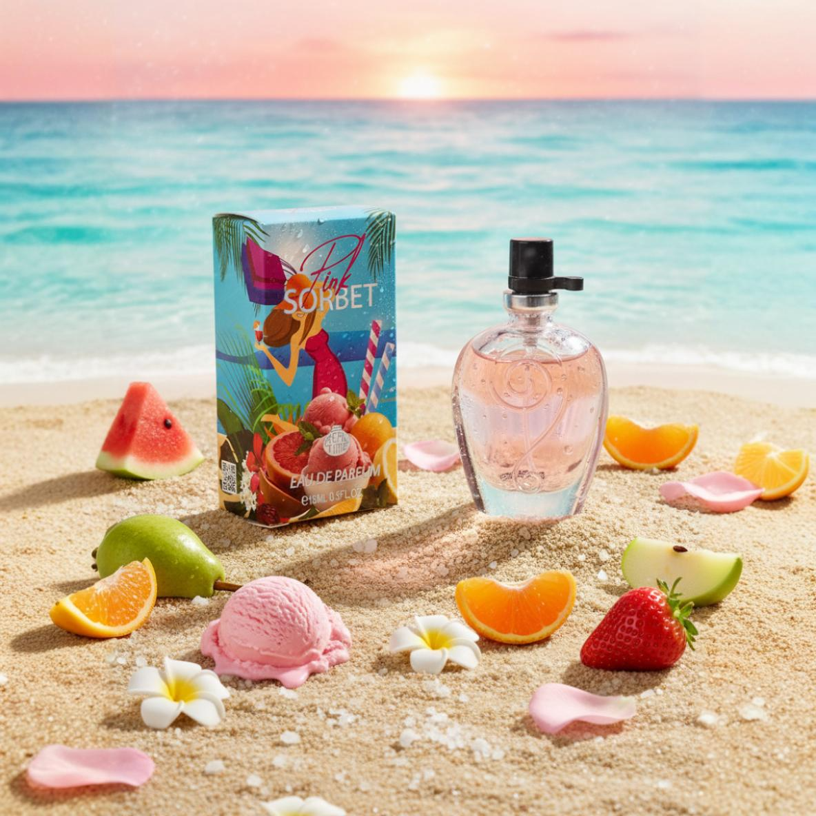 15 ml EDP "PINK SORBET" - ovocná - aromatická vůně 9 