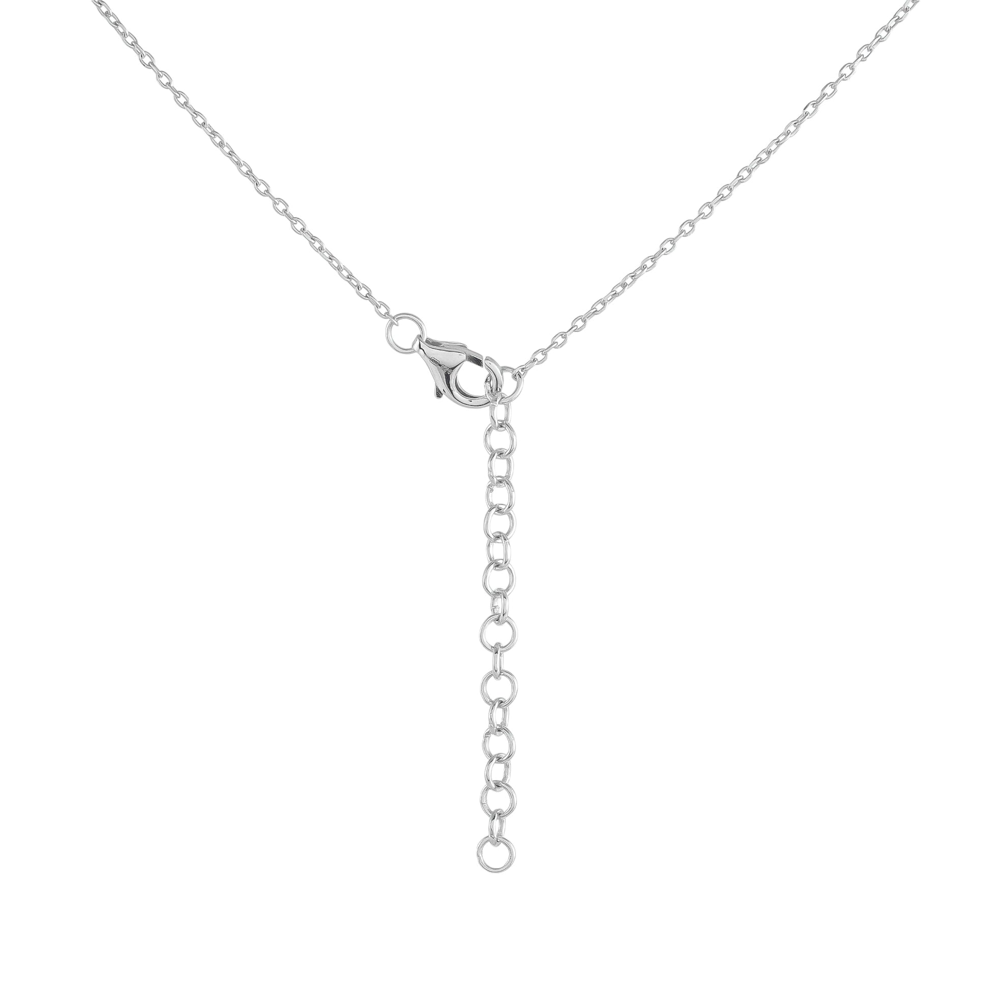 Stříbrný Náhrdelník s Thajským Rubínem 2 