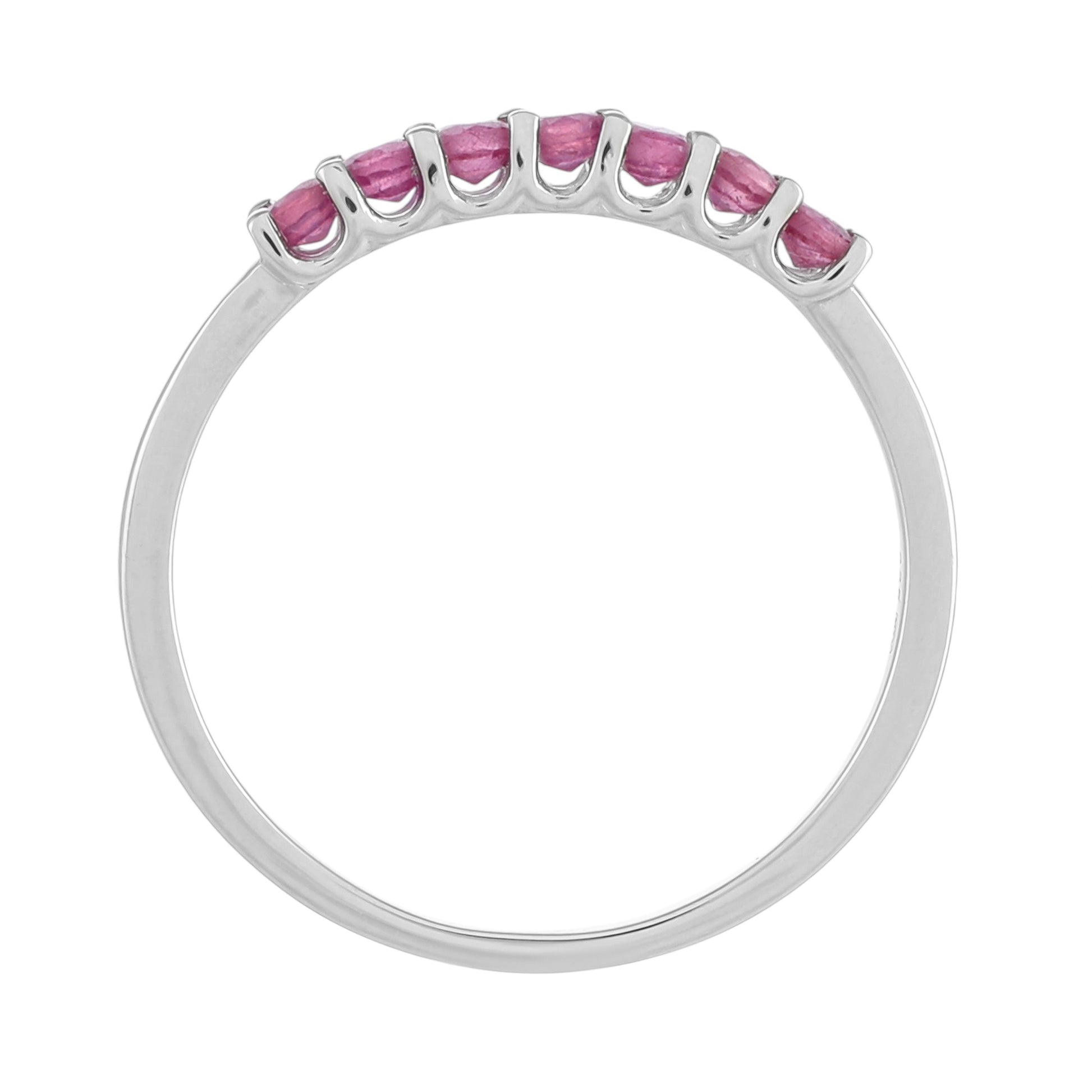 Stříbrný Prsten s Thajským Rubínem 4 