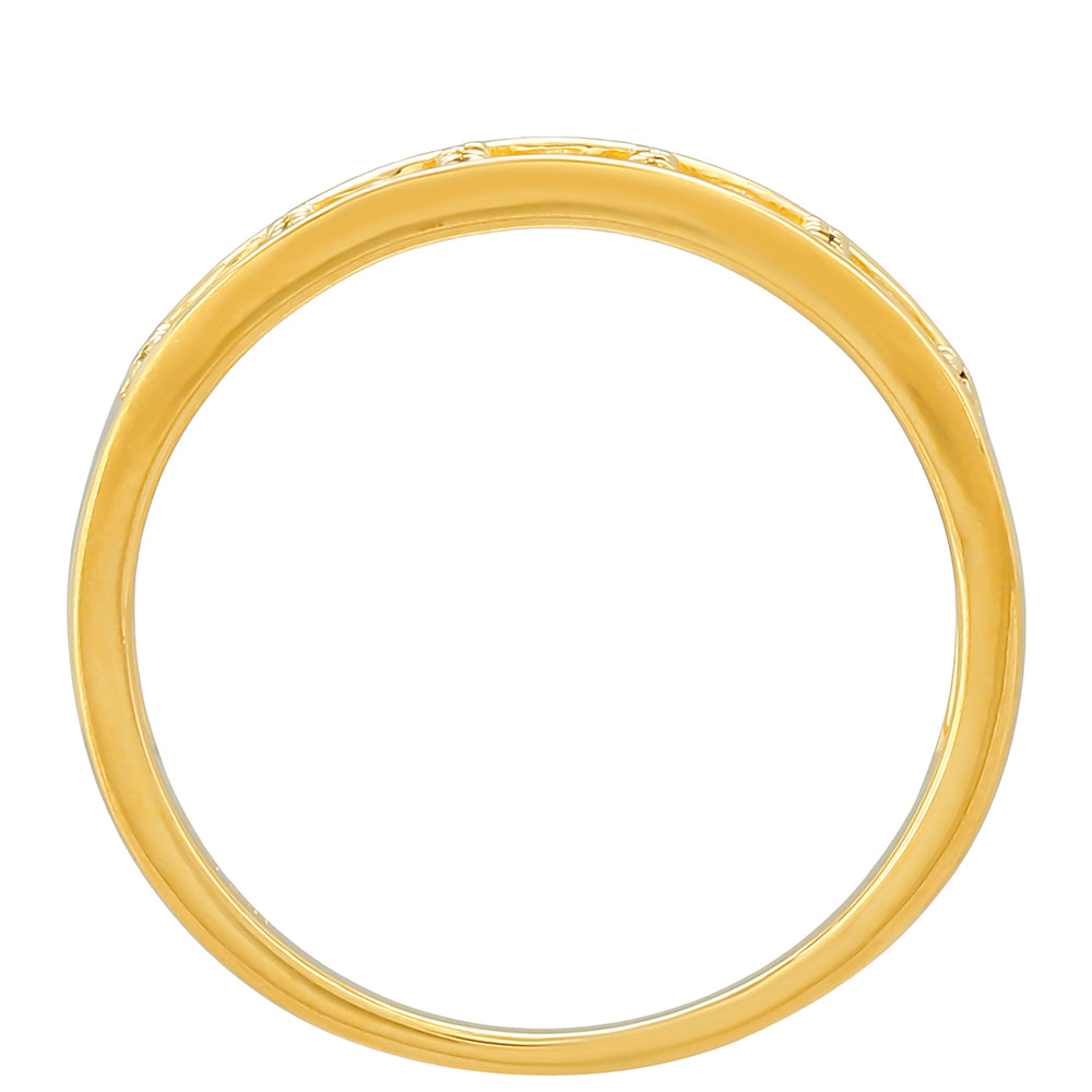 Pozlacené Stříbro 925/1000 - Prsten se Zeleným Diamantem - Karátové číslo: 0.09. přibližná hmotnost: 2.07 gramů