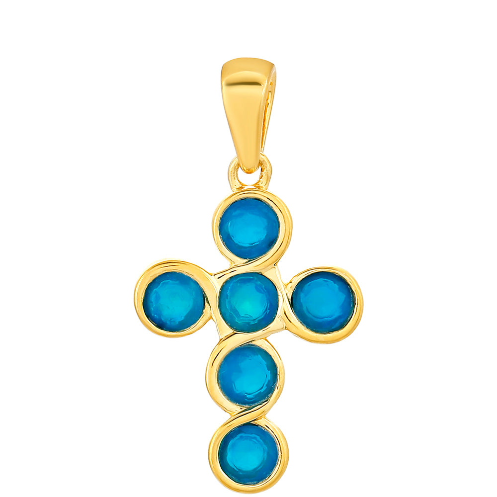 Pozlacené Stříbro 925/1000 - Přívěsek s etiopským Paraiba modrým opálem - Karátové číslo: 1.13. přibližná hmotnost: 3.13 gramů