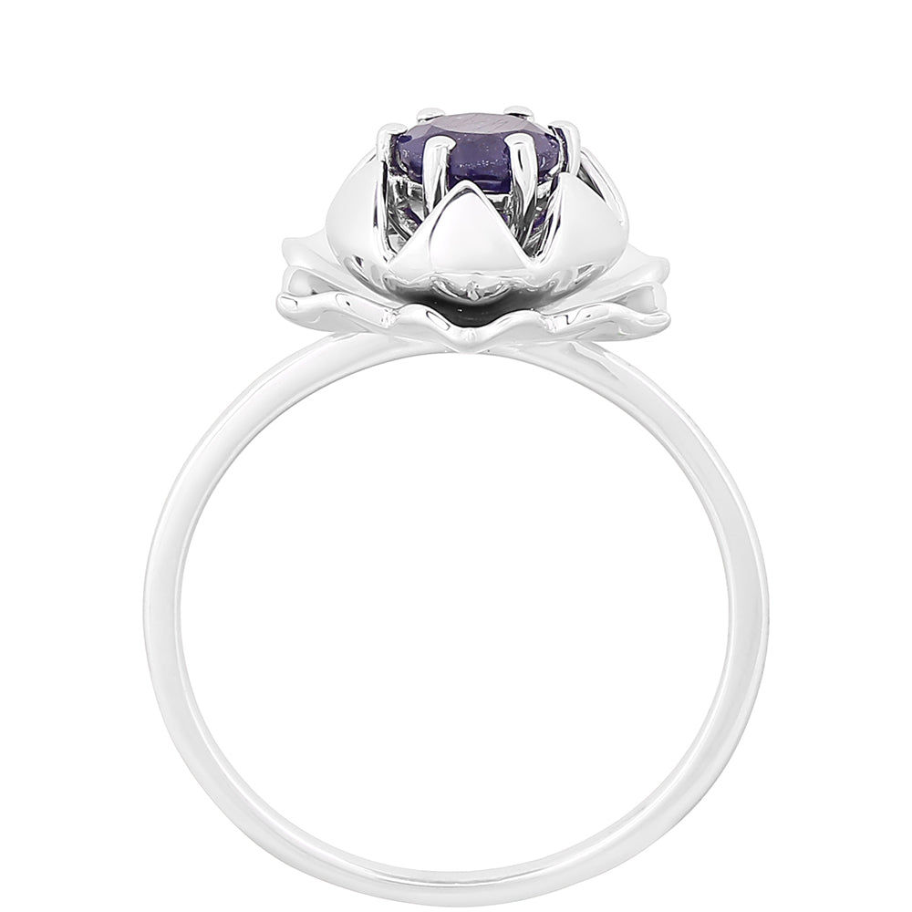 Stříbrný Prsten s Thajským Safírem