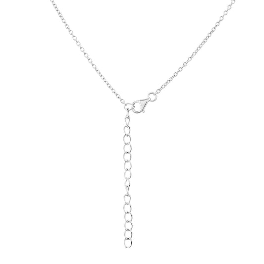 Stříbrný Náhrdelník s Granátem