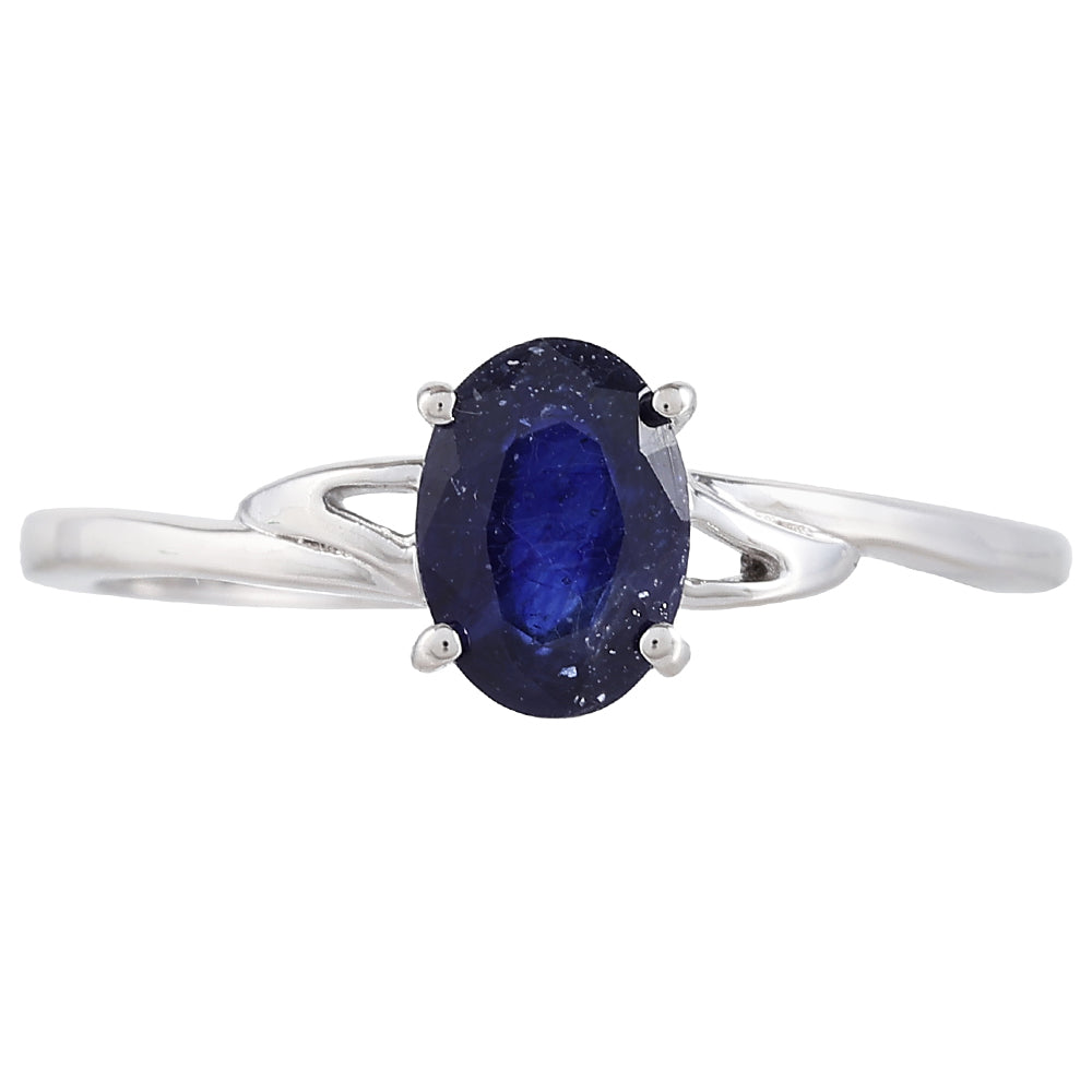 Stříbro 925/1000 - Prsten s Thajským Safírem - Karátové číslo: 1.16. přibližná hmotnost: 1.63 gramů 1 