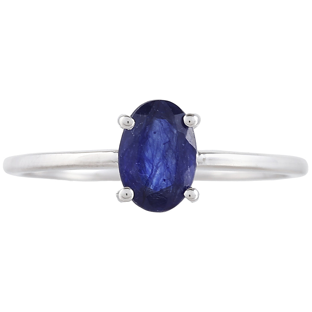 Stříbro 925/1000 - Prsten s Thajským Safírem - Karátové číslo: 1.05. přibližná hmotnost: 1.32 gramů 1 