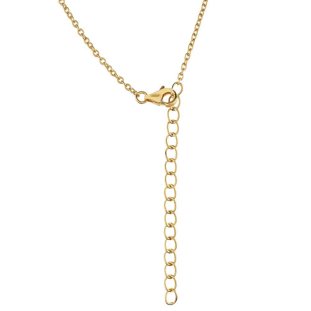 Pozlacené Stříbro 925/1000 - Náhrdelník s Barokní Sladkovodní Kultivovanou Perlou - Karátové číslo: 17.31. přibližná hmotnost: 5.92 gramů 2 