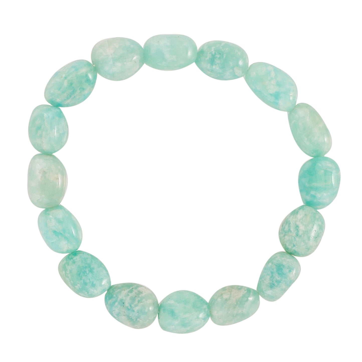 Bracelet with Amazonite ATWG: 98.70 cts, AVG: 19.74 grms