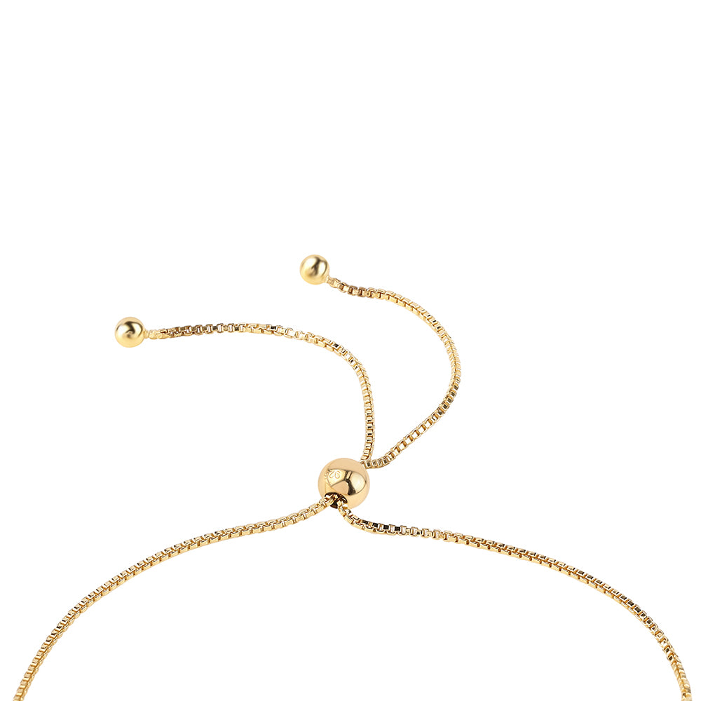 Pozlacený 925 / 1000 Sterlingové Stříbro Náramek s Bartonským Granátem