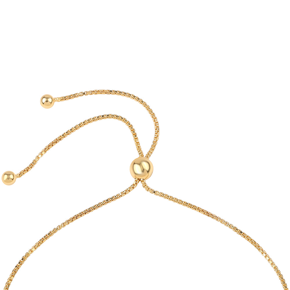 Pozlacený 925 / 1000 Sterlingové Stříbro Náramek s Rose de France Ametystem a Peridotem 3 