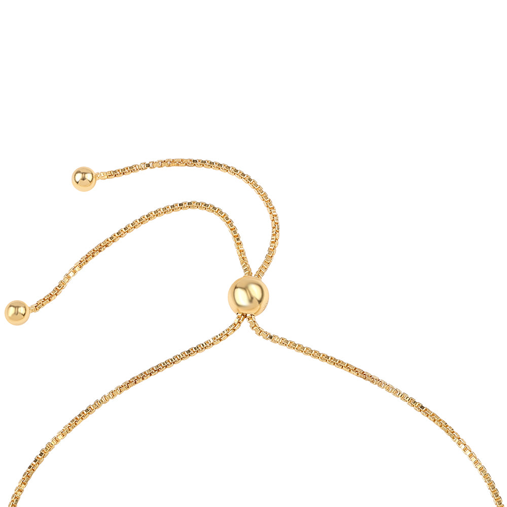 Pozlacený 925 / 1000 Sterlingové Stříbro Náramek s Rose de France Ametystem a Citrínem