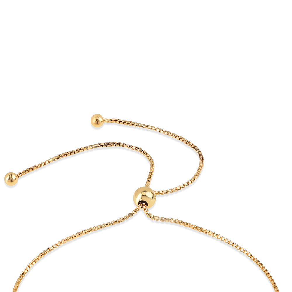 Pozlacené Stříbro 925/1000 - Náramek s Červeným Diamantem a Bílým Diamantem - Karátové číslo: 0.04. přibližná hmotnost: 1.7 gramů 2 