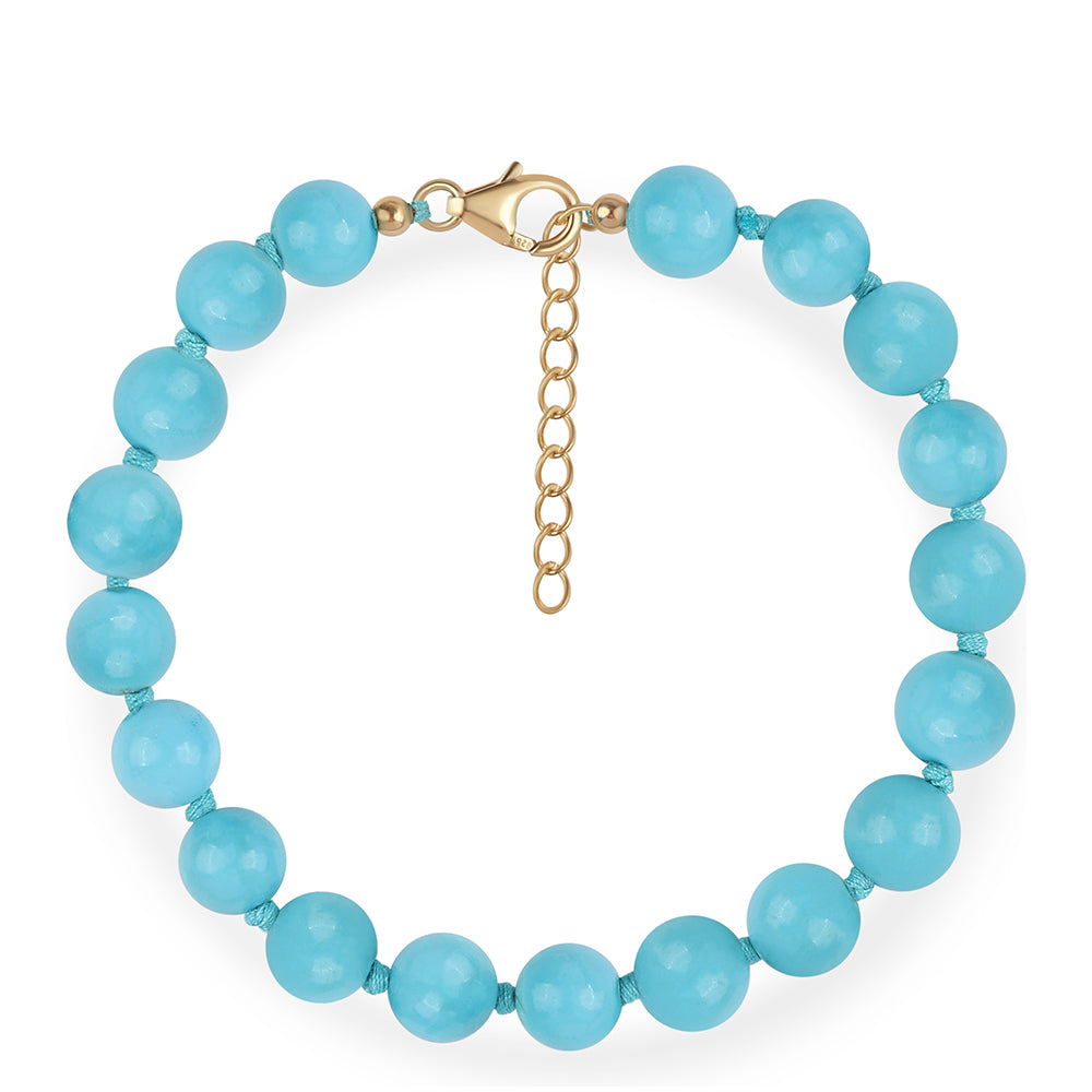 Pozlacené Stříbro 925/1000 - Sada s Tyrkysem Sleeping Beauty - Karátové číslo: 270.94. přibližná hmotnost: 55.91 gramů ( Náhrdelník+Náramek )