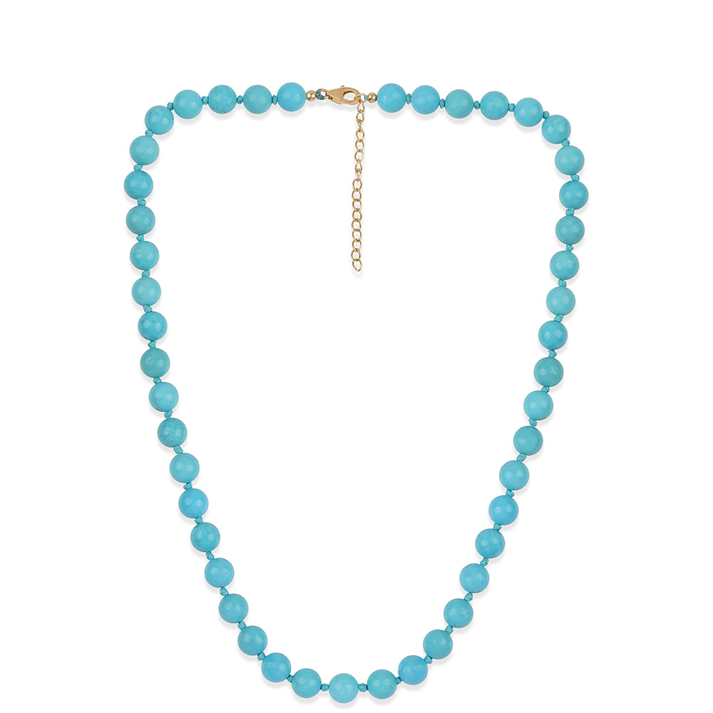 Pozlacené Stříbro 925/1000 - Sada s Tyrkysem Sleeping Beauty - Karátové číslo: 270.94. přibližná hmotnost: 55.91 gramů ( Náhrdelník+Náramek ) 6 