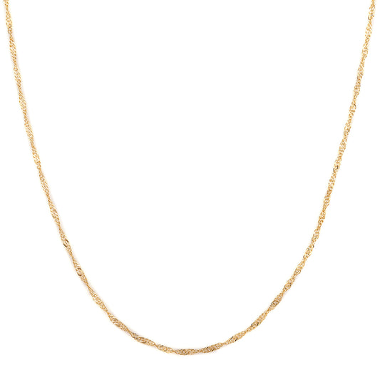 Pozlacený 925 / 1000 Sterlingové Stříbro Řetízek ( Náhrdelník )