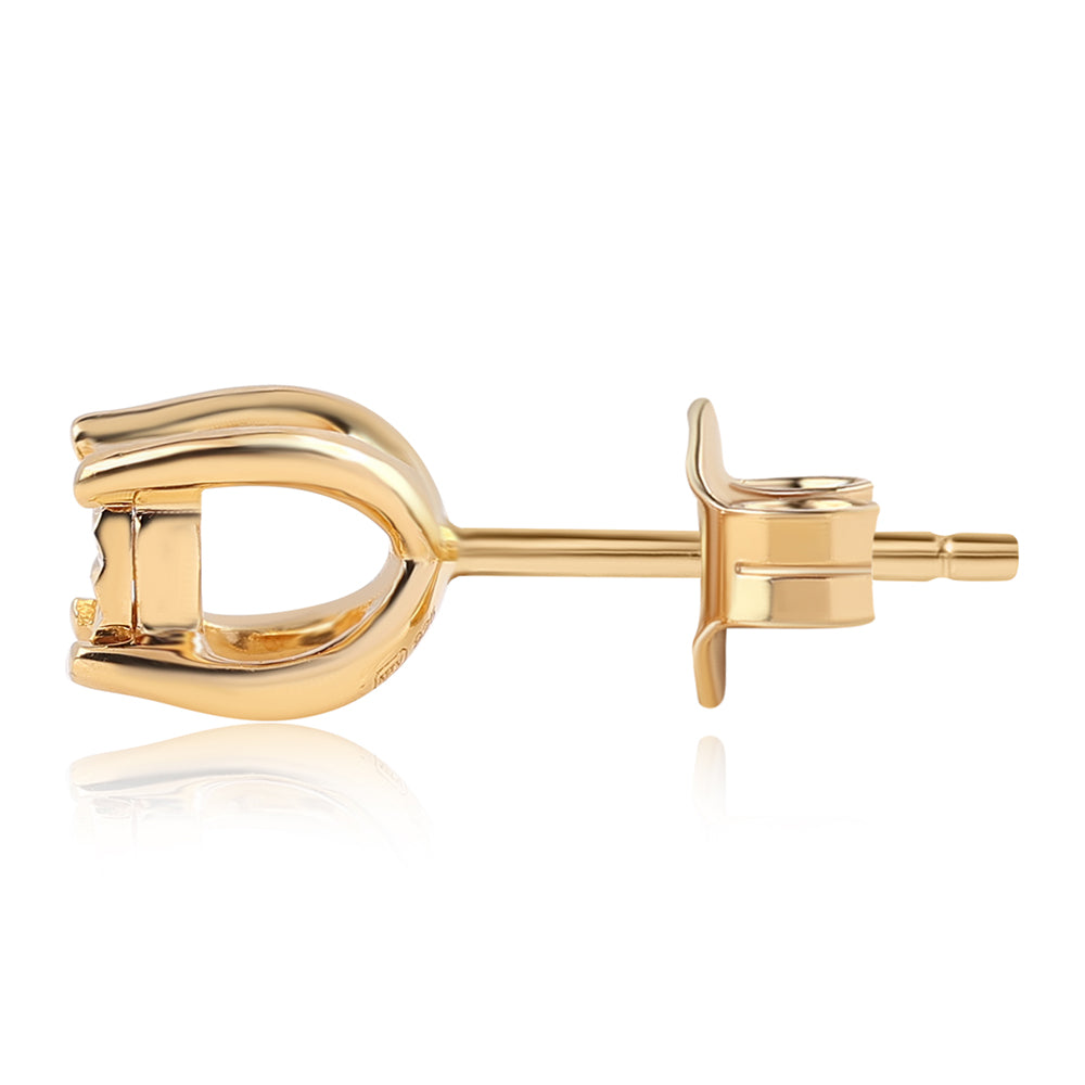 Pozlacené Stříbro 925/1000 - Sada s Červeným Diamantem - Karátové číslo: 0.02. přibližná hmotnost: 1.31 gramů ( Náušnice+Prsten+Přívěsek )