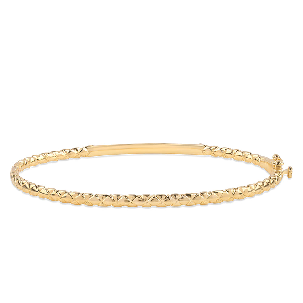 Pozlacené Stříbro 925/1000 - Náramek s Černým Diamantem - Karátové číslo: 0.14. přibližná hmotnost: 8.56 gramů 2 