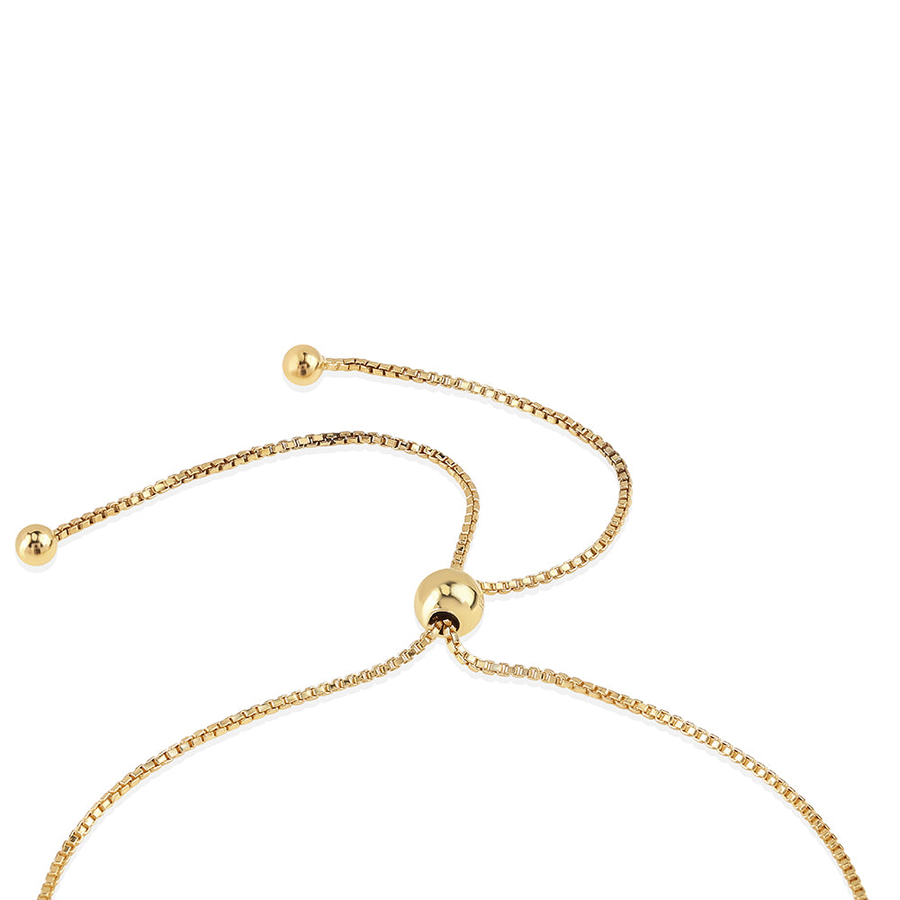 Pozlacený 925 / 1000 Sterlingové Stříbro Náramek s Mystickým Topazem