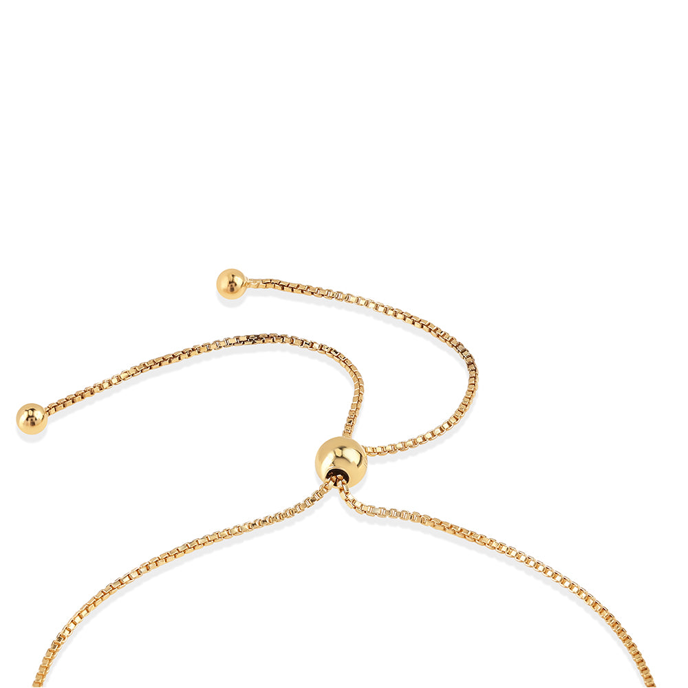 Pozlacený 925 / 1000 Sterlingové Stříbro Náramek s Mozambickým Rubínem 2 