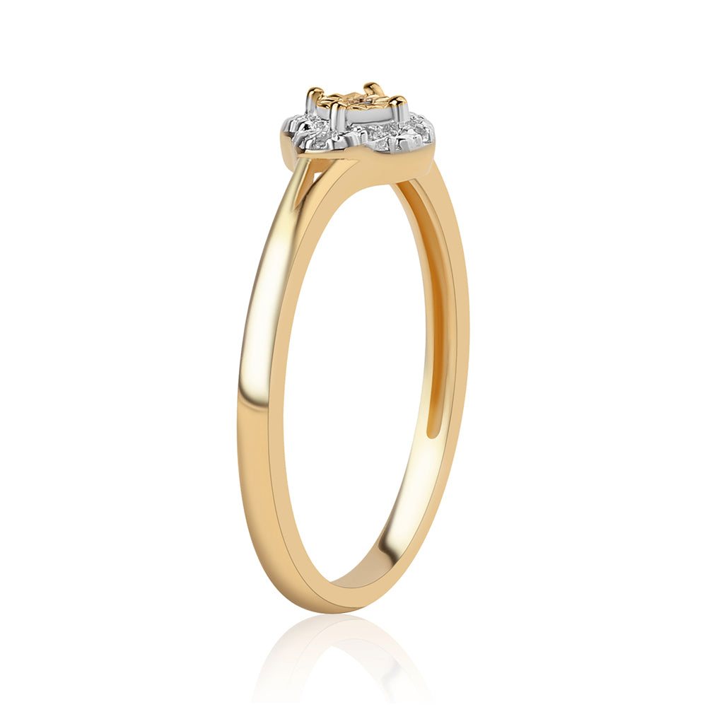 Pozlacené Stříbro 925/1000 - Sada s Modrým Diamantem a Bílým Topazem - Karátové číslo: 0.17. přibližná hmotnost: 4.32 gramů ( Náušnice+Prsten+Přívěsek )