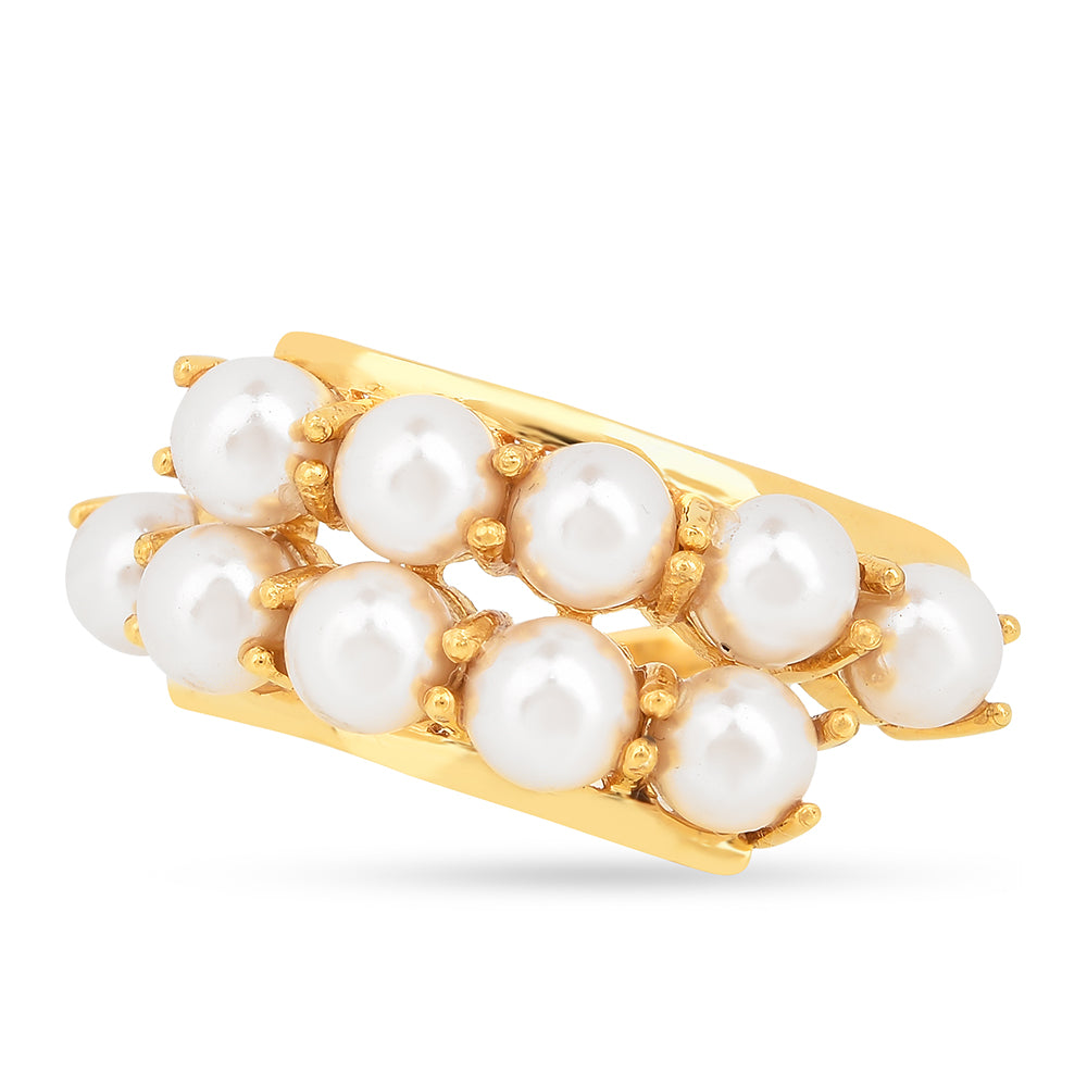 Pozlacené Stříbro 925/1000 - Prsten  - Karátové číslo: 5.03. přibližná hmotnost: 2.96 gramů 2 