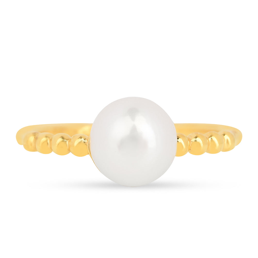 Pozlacené Stříbro 925/1000 - Prsten  - Karátové číslo: 2.51. přibližná hmotnost: 1.82 gramů