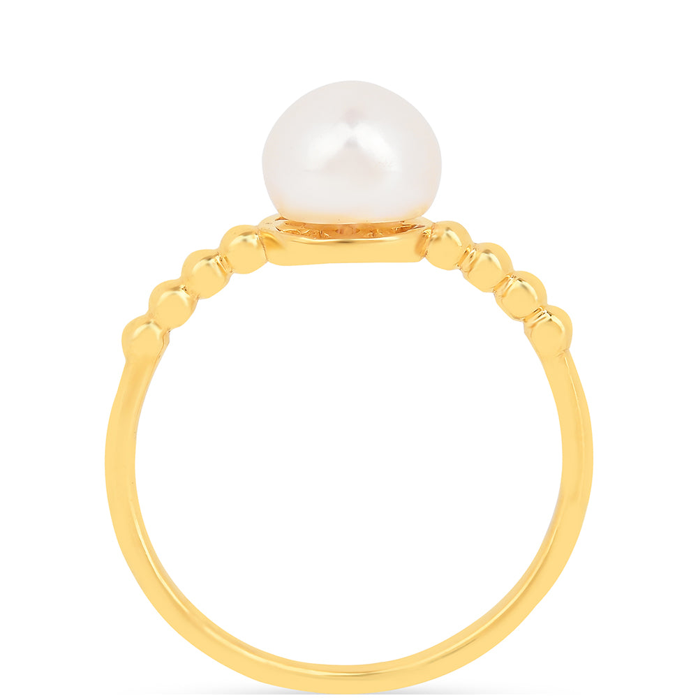 Pozlacené Stříbro 925/1000 - Prsten  - Karátové číslo: 2.51. přibližná hmotnost: 1.82 gramů