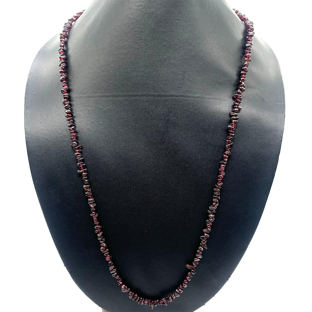 Korále Náhrdelník s Červeným Granátem - Karátové číslo: 230.06. přibližná hmotnost: 46.01 gramů 2 