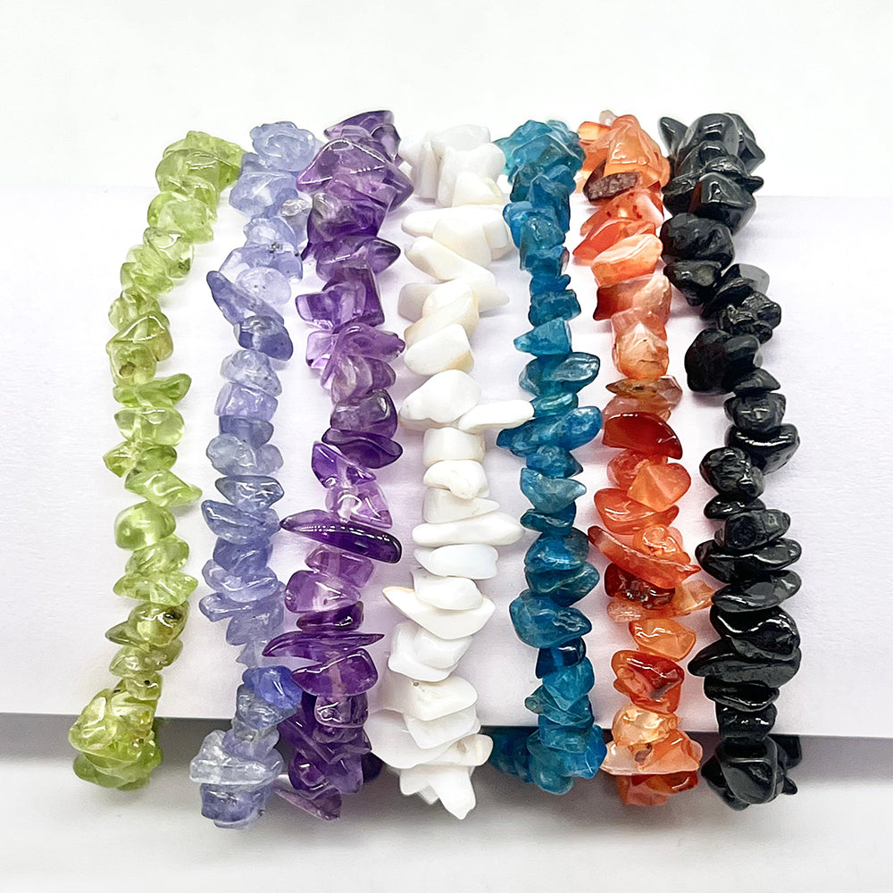 Korále Sada s Tanzanitem a Marockým Ametystem - Karátové číslo: 251.91. přibližná hmotnost: 51.48 gramů ( Náramek )