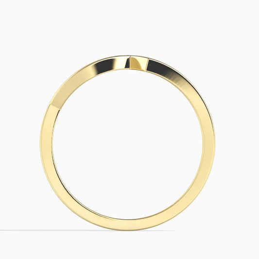 14K Zlatý Prsten s Bílým Diamantem (18 ks) a Červeným Diamantem (40 ks)