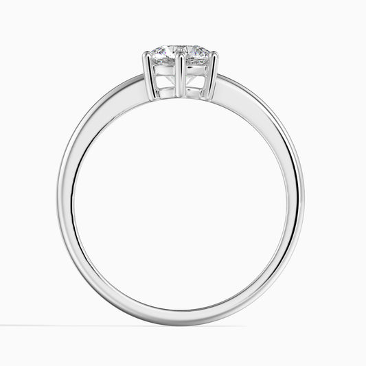 14K Zlatý Prsten s Bílým Diamantem s IGI certifikátem