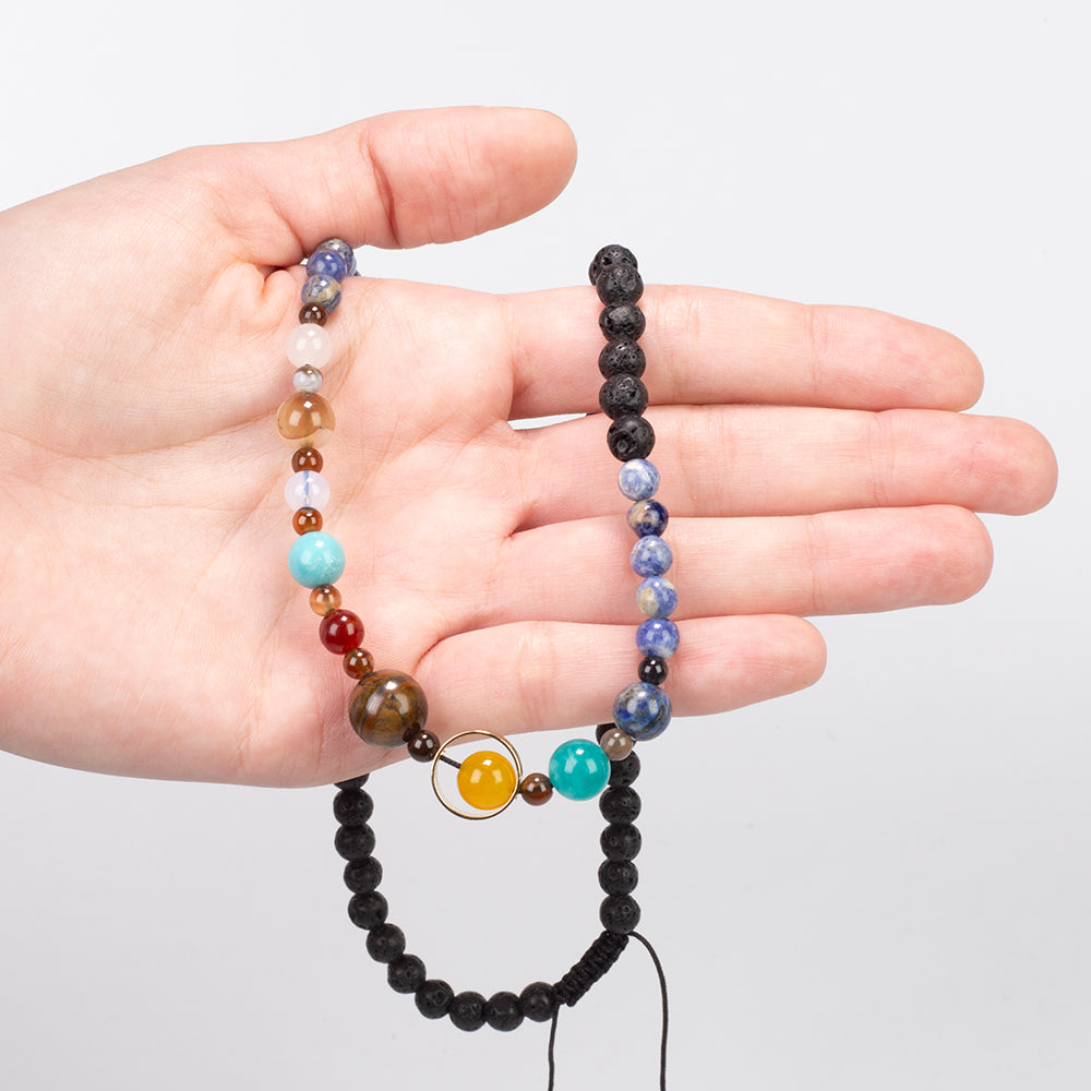 Nugetový Náhrdelník s Lapisem Lazuli a Tygřím Okem 4 