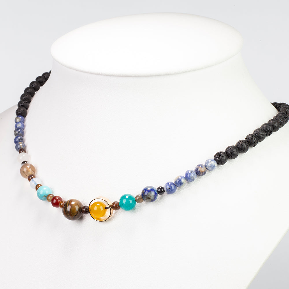 Nugetový Náhrdelník s Lapisem Lazuli a Tygřím Okem