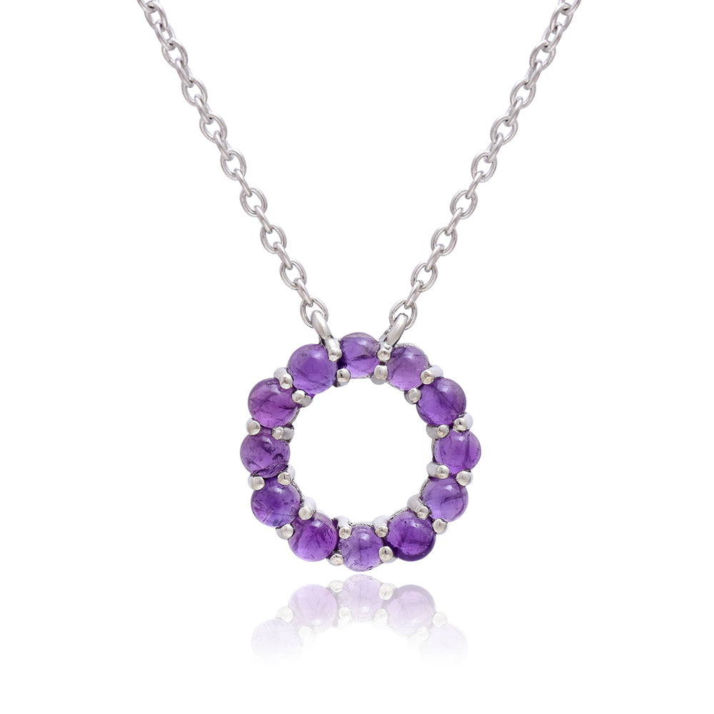 Stříbro 925/1000 - Přívěsek s Marockým Ametystem - Karátové číslo: 1.9. přibližná hmotnost: 3.94 gramů 4 