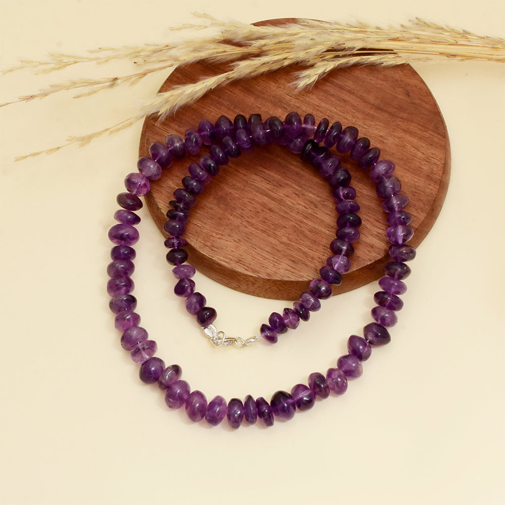 Stříbro 925/1000 - Náramek s Brazilským Ametystem - Karátové číslo: 40.5. přibližná hmotnost: 11.02 gramů 1 