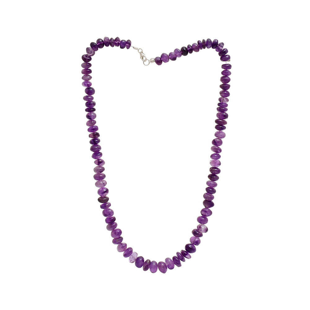 Stříbro 925/1000 - Náramek s Brazilským Ametystem - Karátové číslo: 40.5. přibližná hmotnost: 11.02 gramů